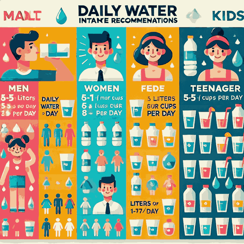 Daily Water Intake Recommendations